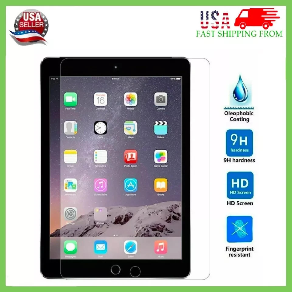 [10-Pack] HD Tempered GLASS Screen Protector for Apple iPad 5th & 6th Generation