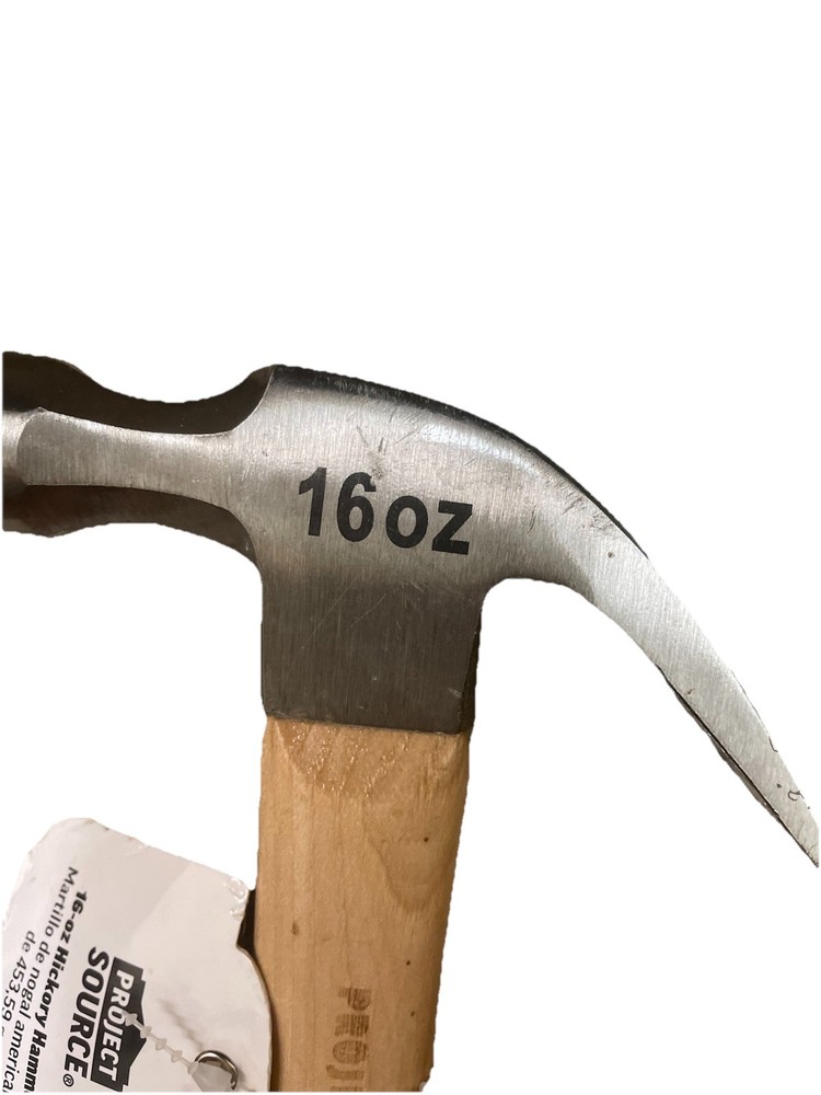 Vaughn Old Early Curved Handle 20 Oz Claw Hammer + Project Source 16 Ounce