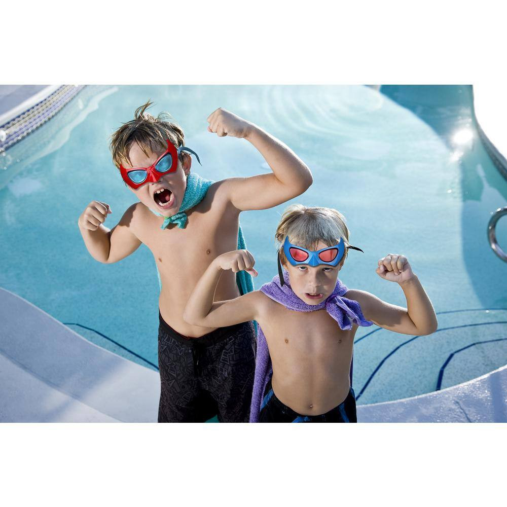 Blue and Red Splash Heroes Swim Goggles (2-Pack)