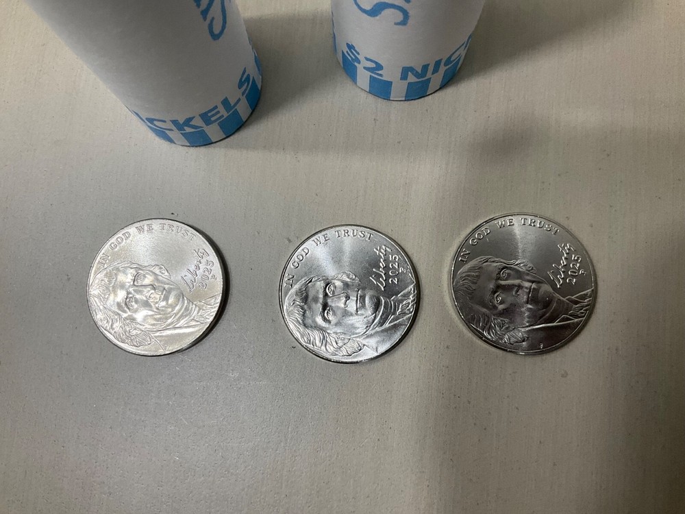 2025 P nickel from the mint nickel rolls..