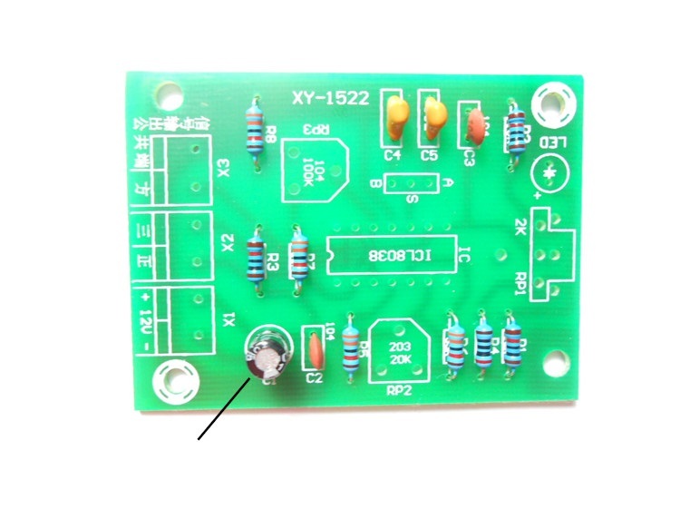 ICL8038 Monolithic Function Signal Generator Module DIY Kit Sine Square Triangle