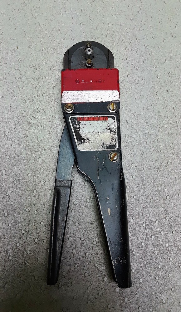 BURNDY M10S-1 HAND CRIMP/CRIMPER TOOL ,Great