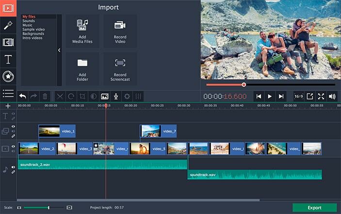 Movavi Video Editor 2024 for Mac , Edit Video on Macintosh