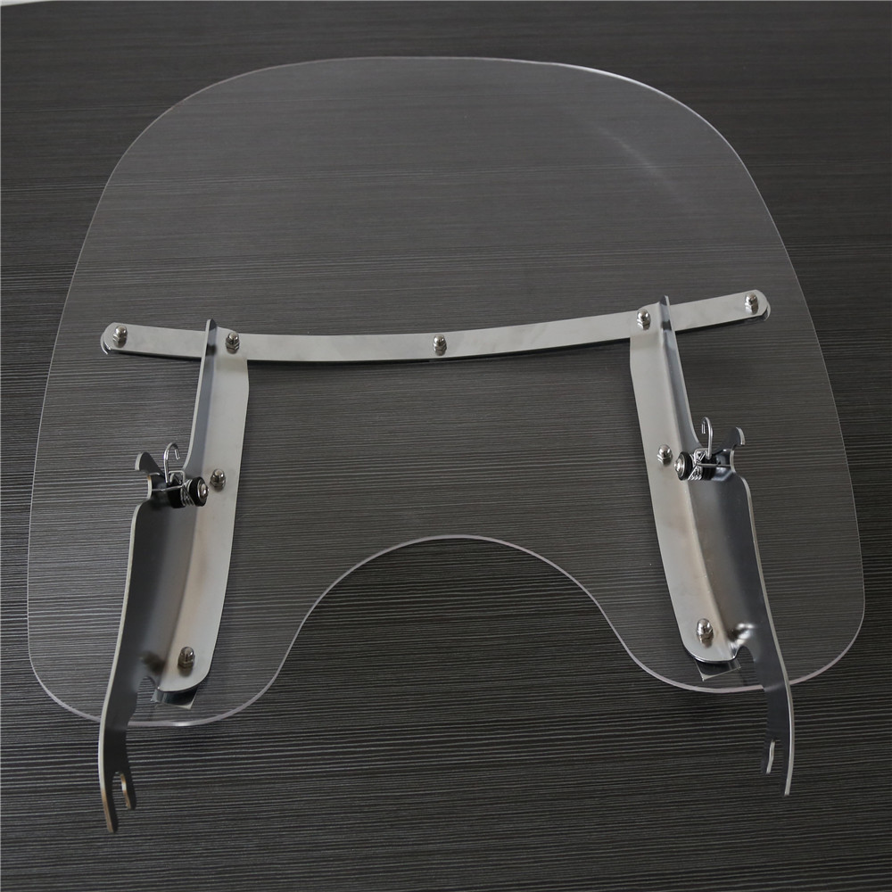 Clear Windshield Windscreen For Harley Heritage Softail Classic FLSTC 2000-2017