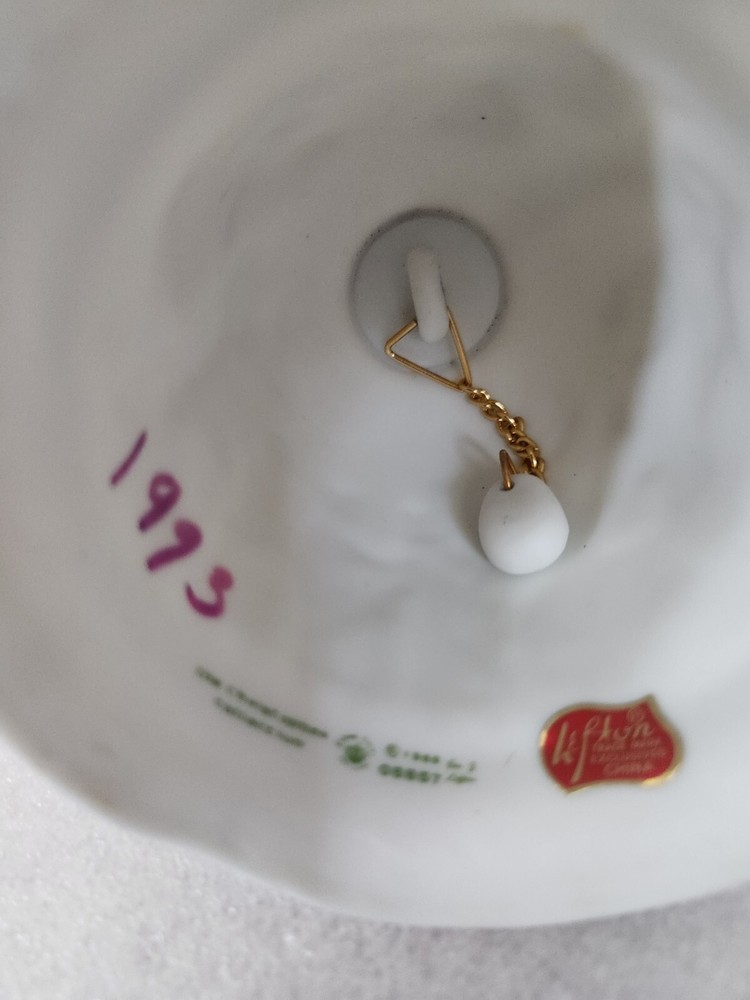 Lefton China -The Christopher Collection Bell 1988 Designed By A. Fabrini