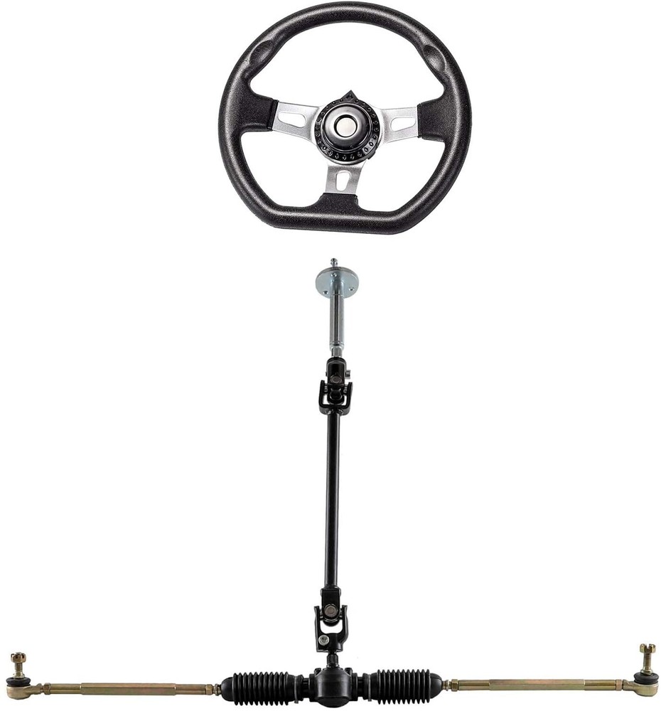 Electirc 4 Wheel Front Drive Axle kit Steering Wheel Rack Swing Arm A-Arm Golf