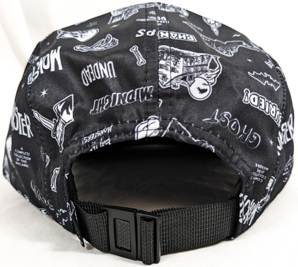 NEW Creepy Co. Vintage Horror Comics 5 PANEL HAT Crypt Monster Ghost Phantom Bat