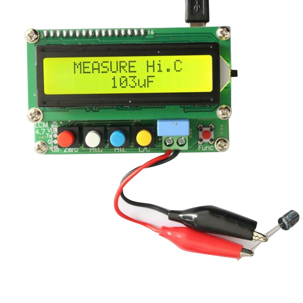 1pc LC100-A Digital LCD High Precision Inductance Capacitance L/C Meter Tester a