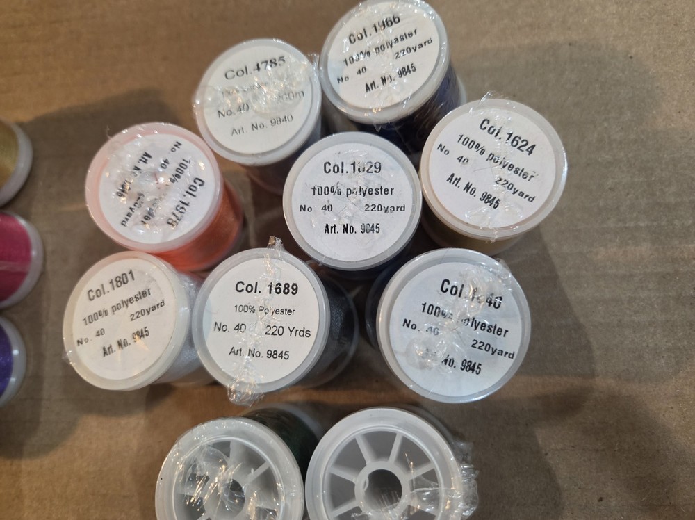 MADEIRA POLYESTER POLYNEON EMBROIDERY THREAD 19 SPOOLS