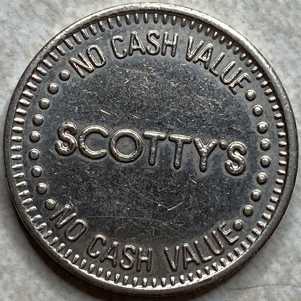 Scotty's Arcade Amusement Token T7525