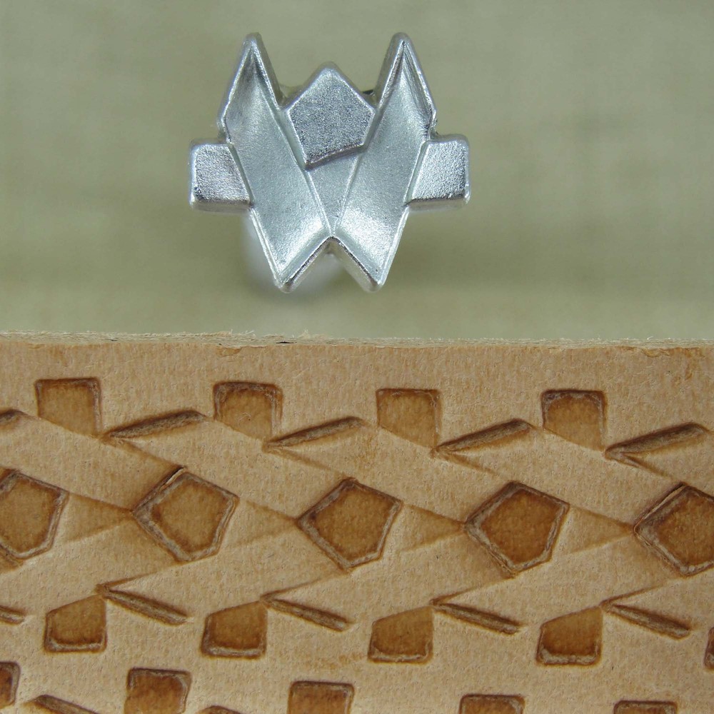 Stainless Steel Craftplus - V Border Stamp (Leather Stamping Tool)