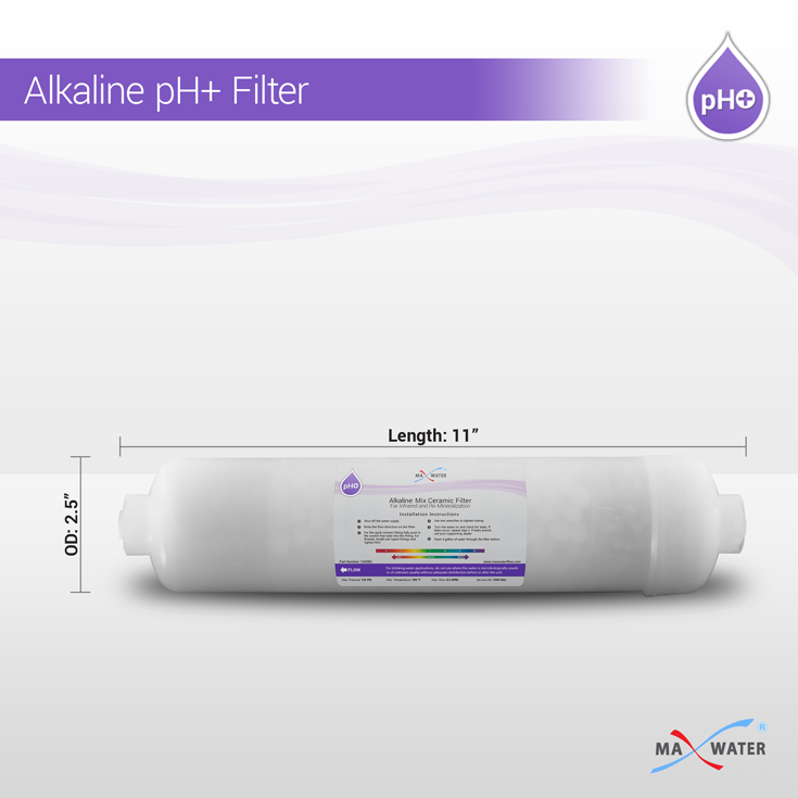 Alkaline Filter – Mineral Water Filter Replacement – 5-layers Inline Filter