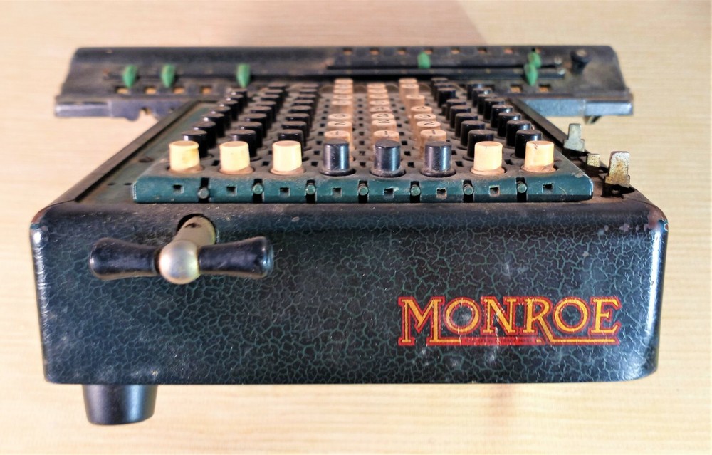 Vintage Monroe Calculating Machine RARE
