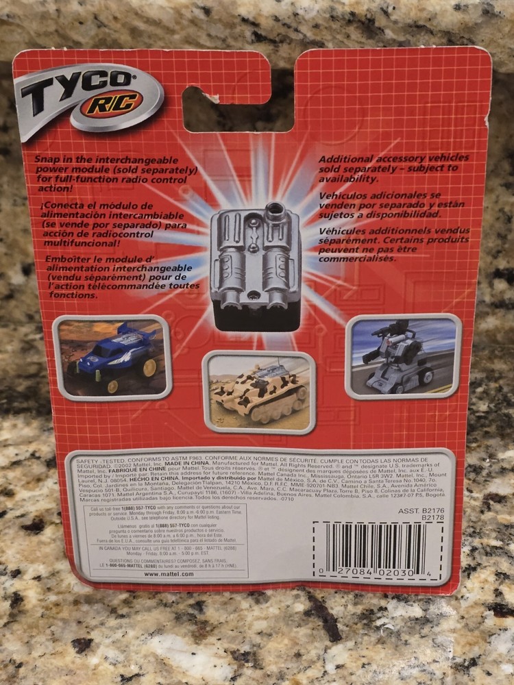 Tyco R/C Radio Control Power Changers Accessory Tank NEW