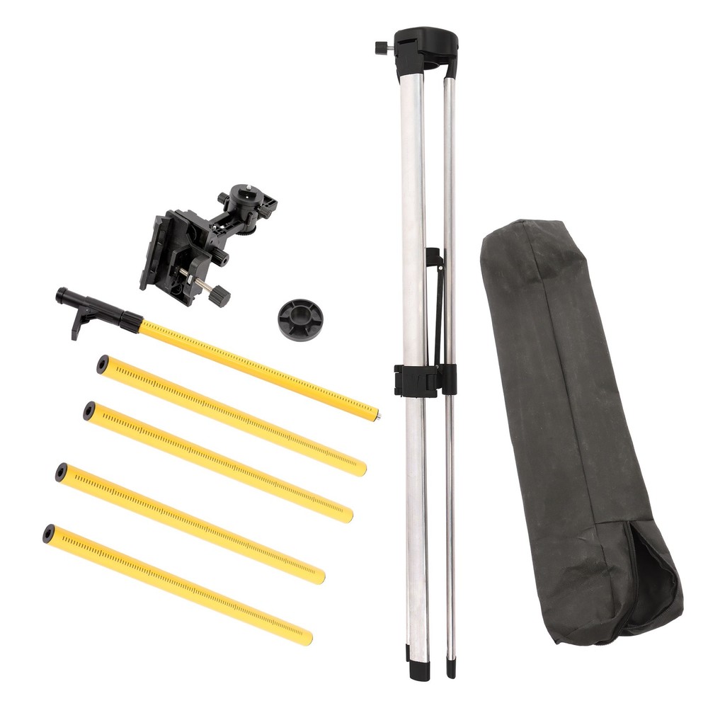 With Tripod Adjustable Telescoping Laser Pole 12 Ft./3.7M Laser Level Pole