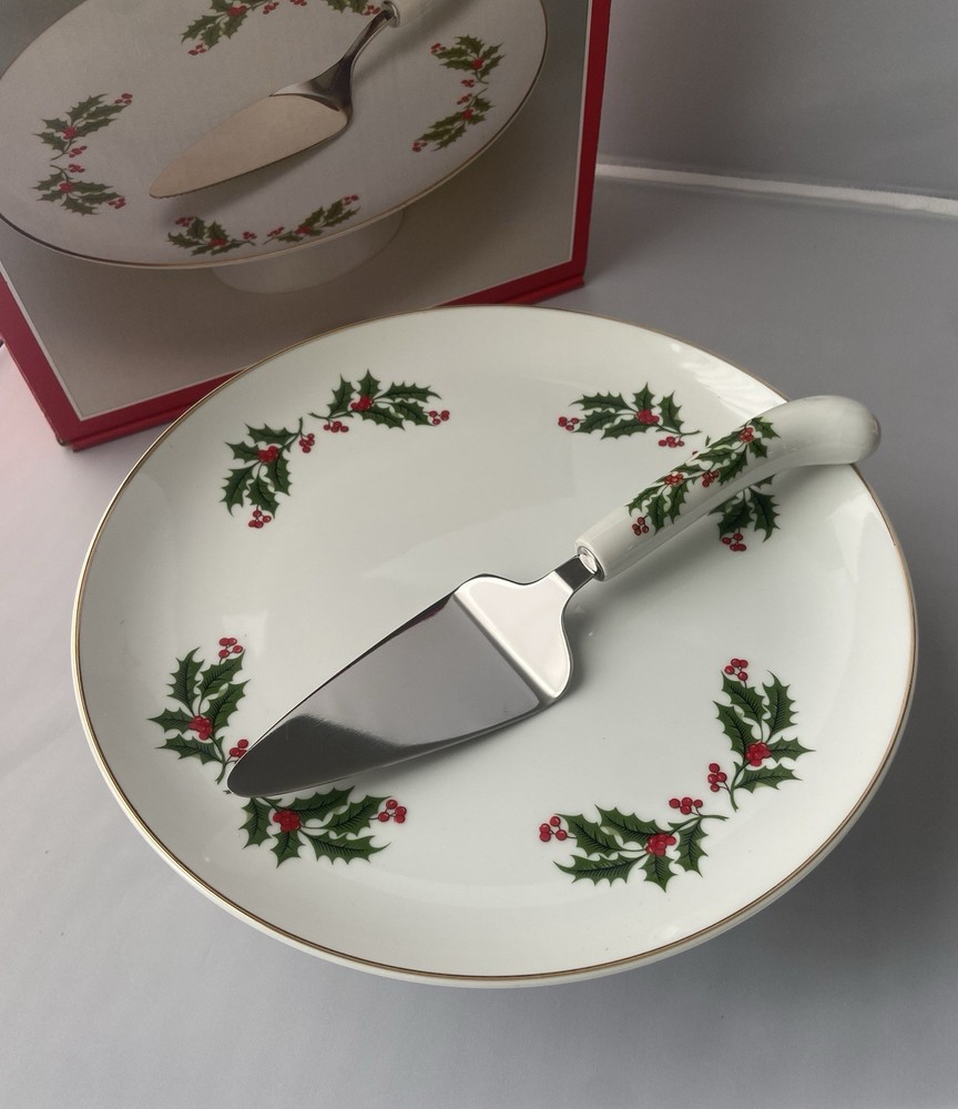 All The Trimmings Tiered Cake Plate With Server