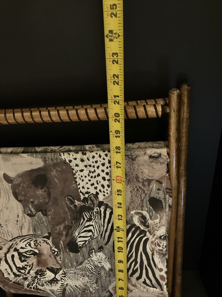 Vintage Safari Magazine Holder