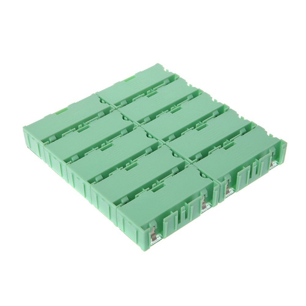 Practical Plastic Box for Securely Storing Electronic Components 10 Pack