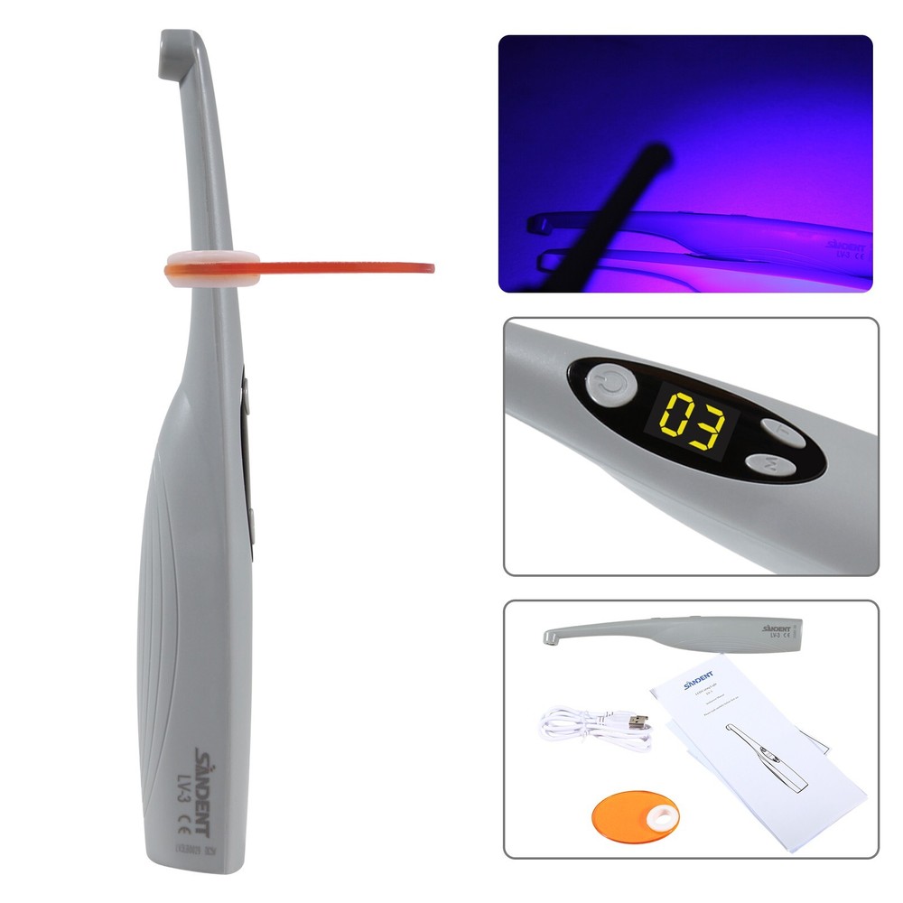 Dental Wireless Cordless iLed 3 Second LED Curing Light 3S Cure Lamp US plug