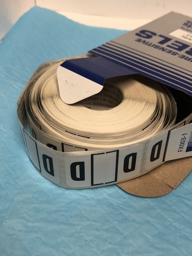 FILING LETTER D Code file folder labels in box -500 labels per box