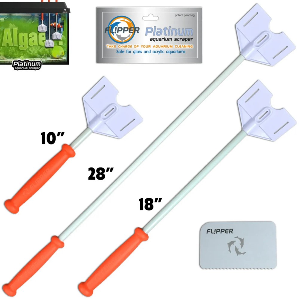 Flipper Platinum Hand Scraper Aquarium Tank Cleaner (4 Sizes)