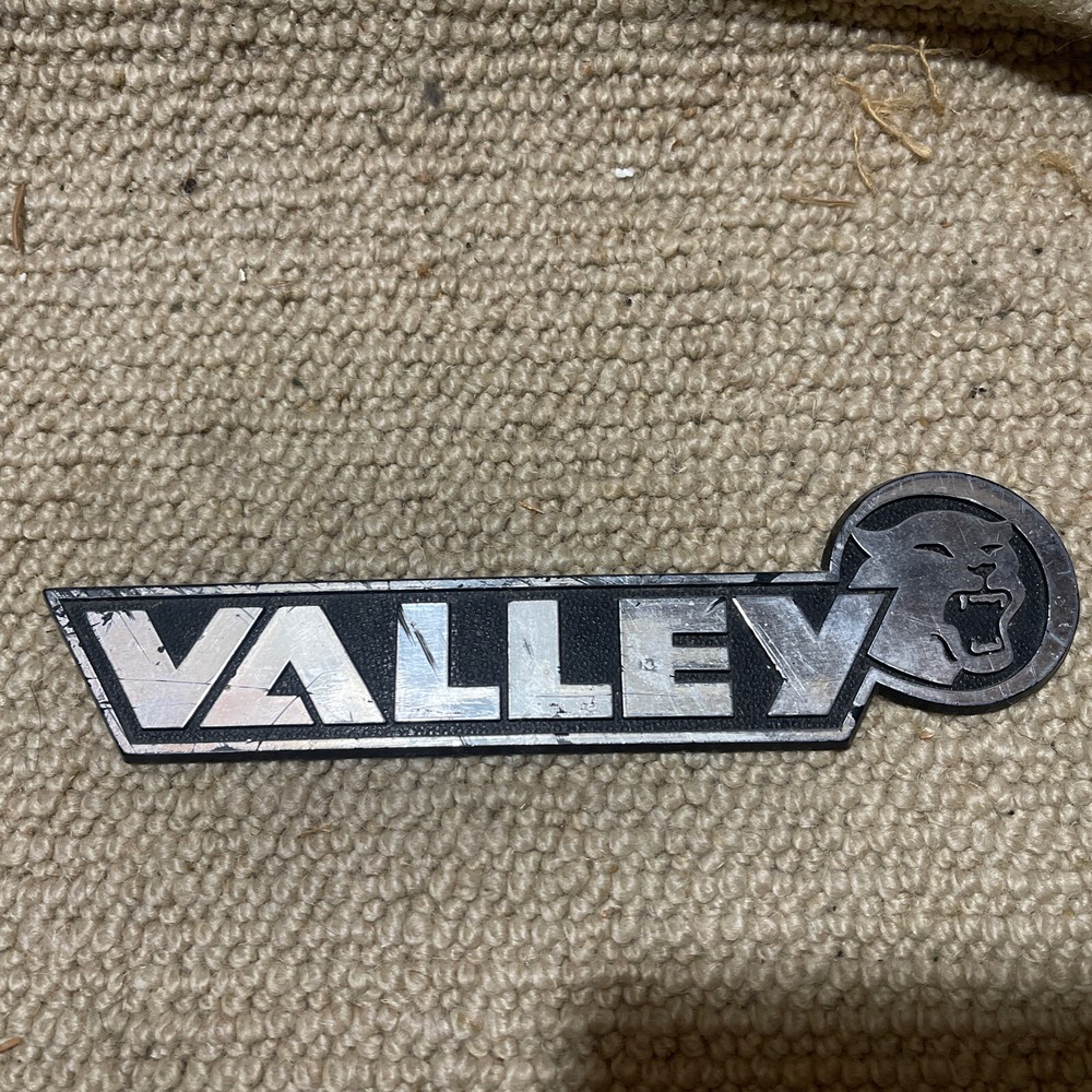 Valley Cougar Plastic Chrome Rare Badge