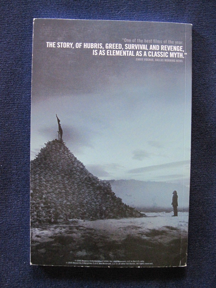 ORIGINAL SCRIPT - THE REVENANT, OSCAR CONSIDERATION, 1st Ed in Book Form