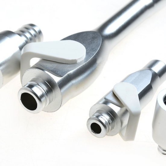 Dental Universal Saliva Ejector Suction Valves SE/HVE Tip Adaptor Strong+Weak