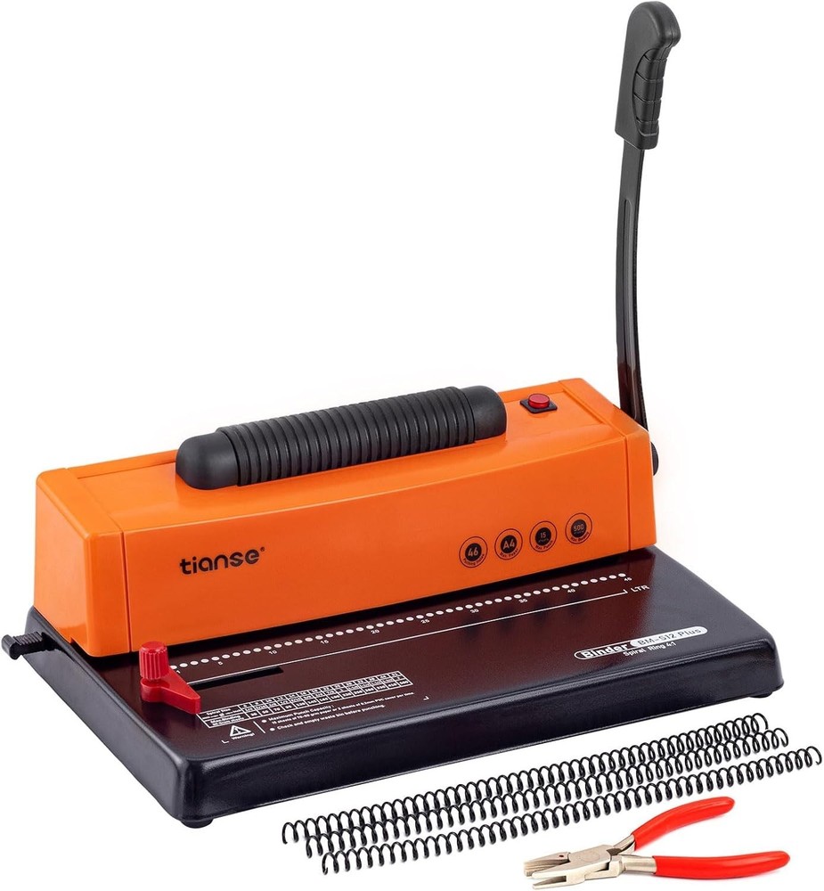Versatile Binding Machine for A4, Letter, and A5 - Perfect for Home and Office