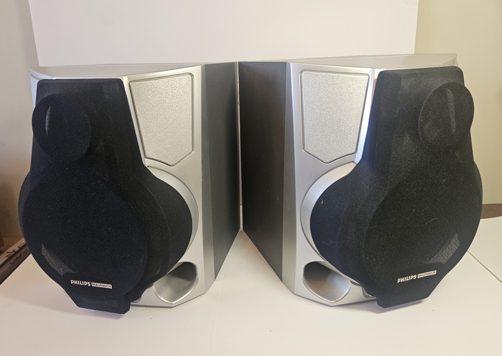 Phillips Magnavox FB 538 PM Speaker System-Pair Tested