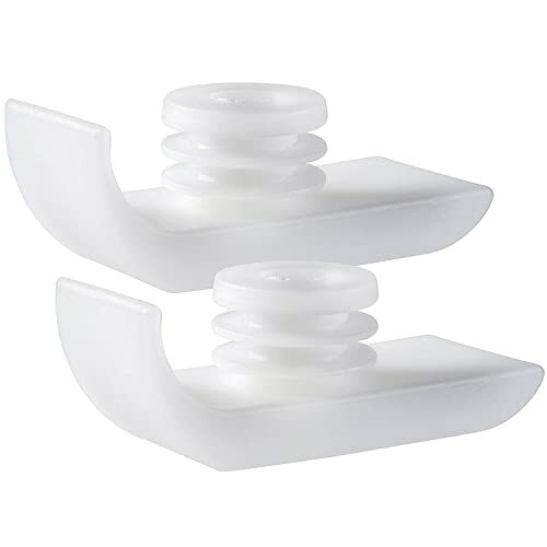Walker Ski Glider Feet Slider with Curved Tips, 2 Pcs