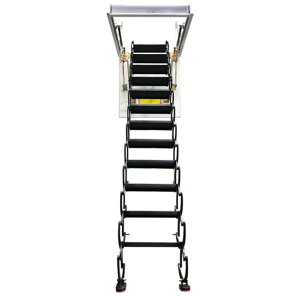 Pull Down Ceiling Ladder Stairs Hidden Telescopic Folding Attic Ladder 9.84 ft