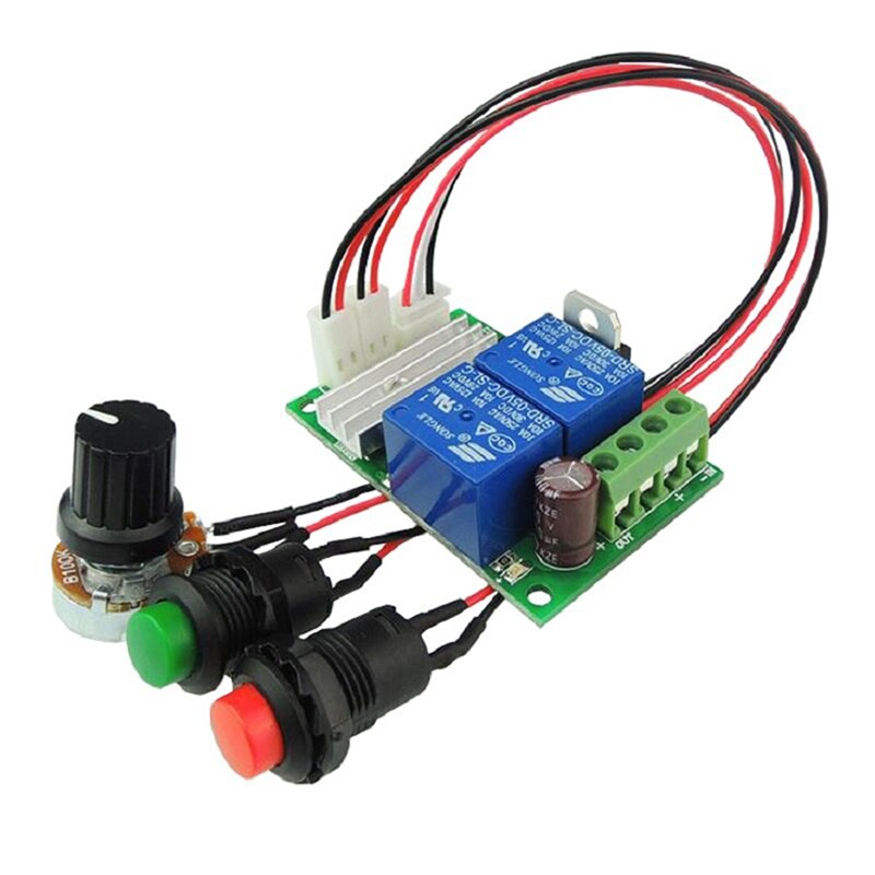 Pwm Dc Motor Governor 6V12V24V Forward And Reverse Switch Motor Controller