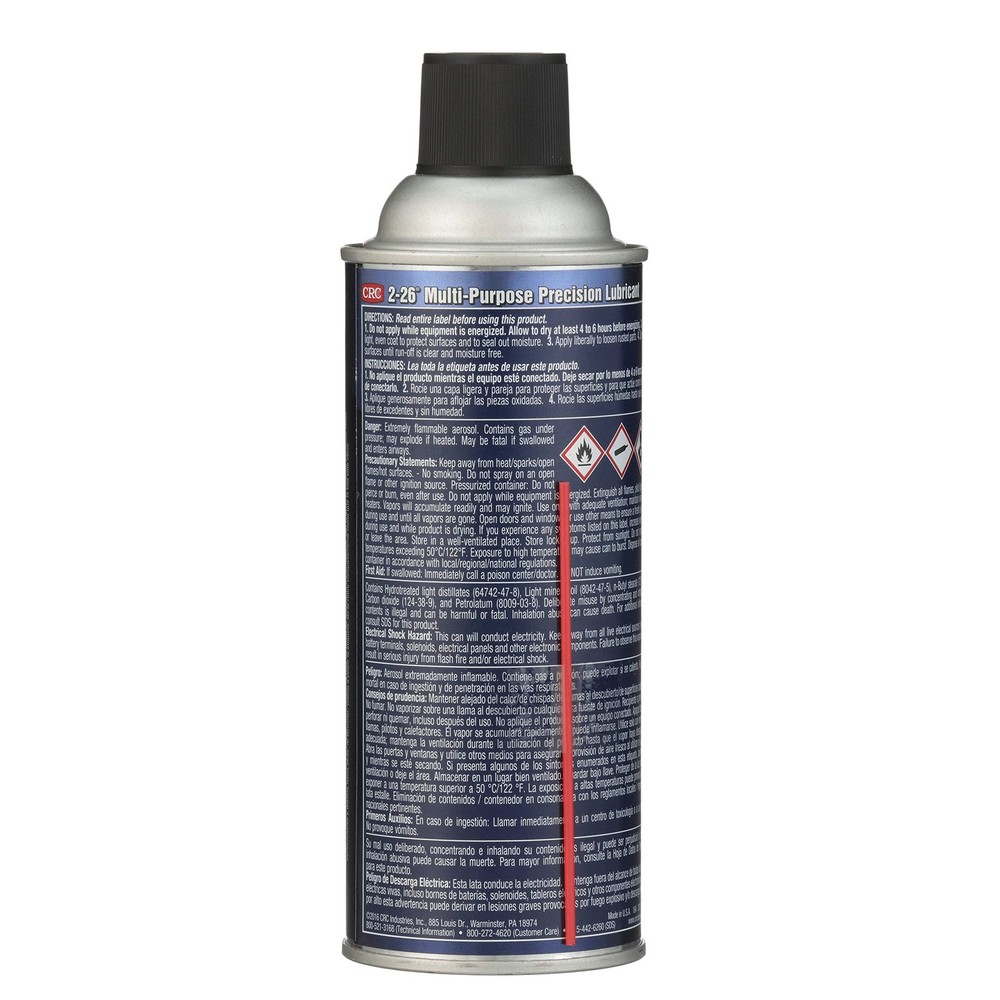 CRC 2-26 Multi-Purpose Precision Lubricant 02005 - 11 wt oz, Plastic Safe Aer...