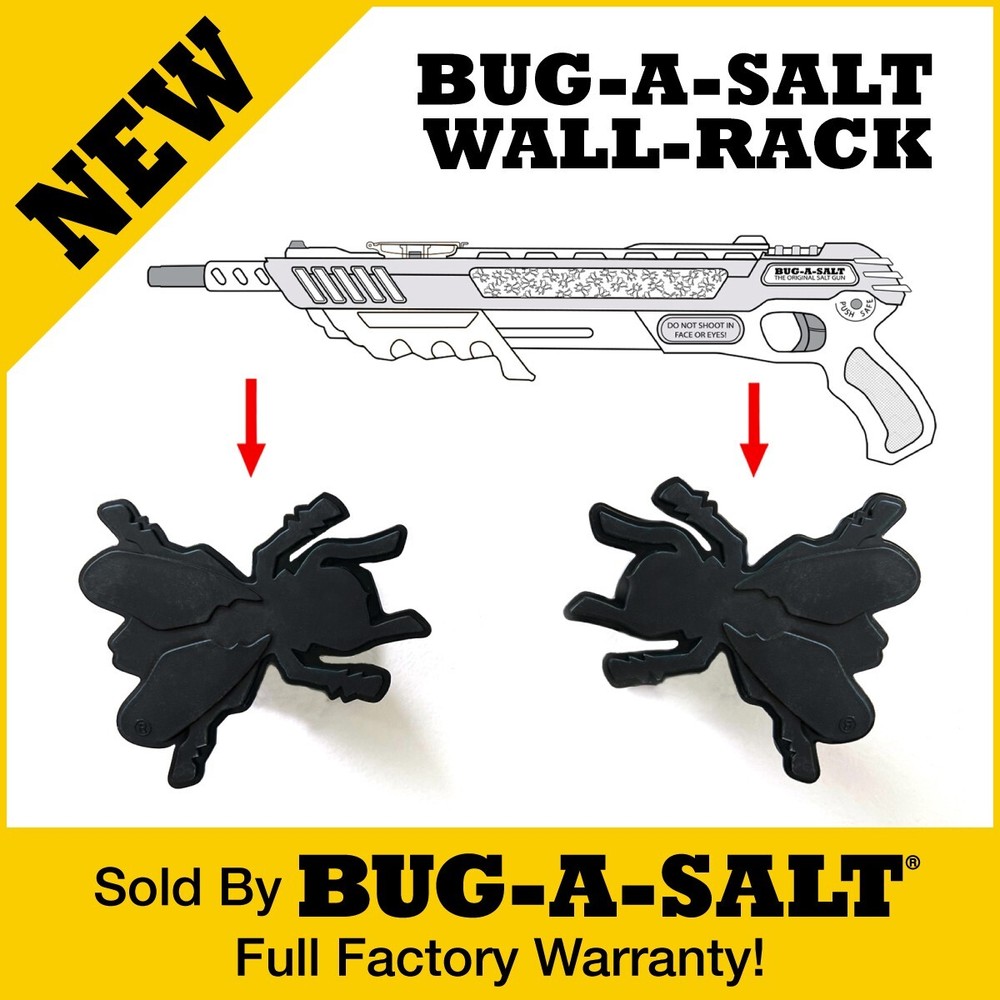 Authentic BUG-A-SALT WALL-RACK **DIRECT FROM MANUFACTURER**