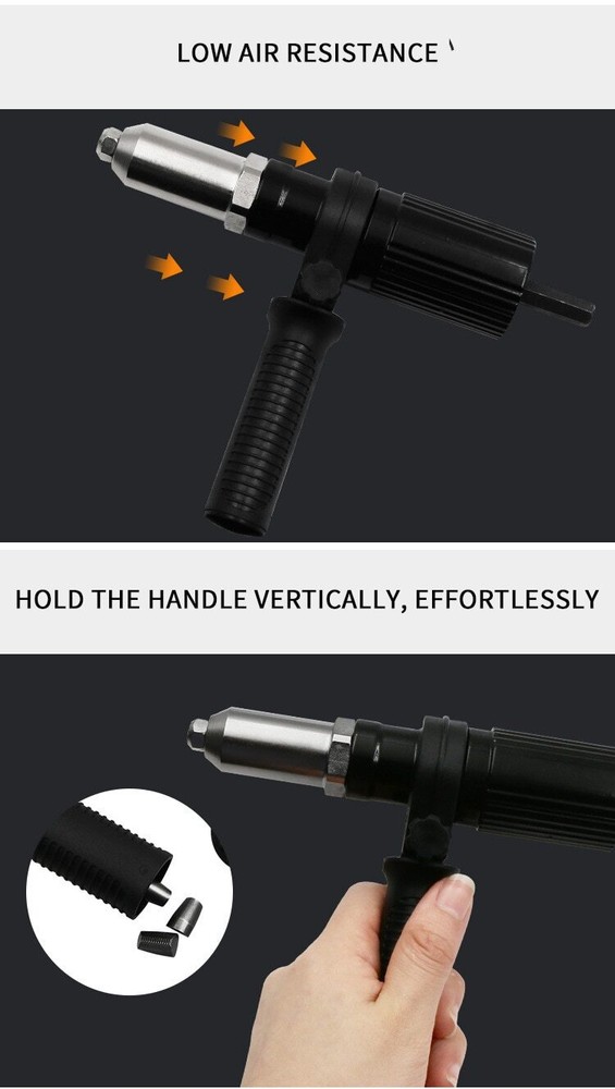 Electric Rivet Nut Gun Machine Core Pull Accessories Riveting Gun Drill Adapter