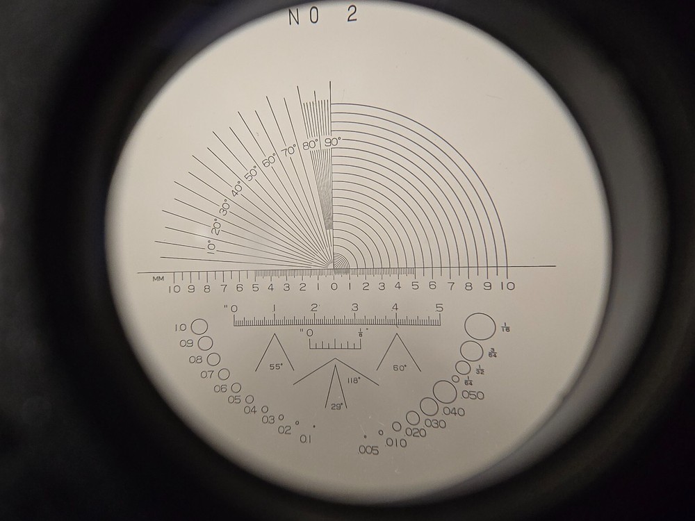 PEAK SCALE LUPE 10X (With Extra Glass - MM, ANGLE, CIRCLE DIAMETER)