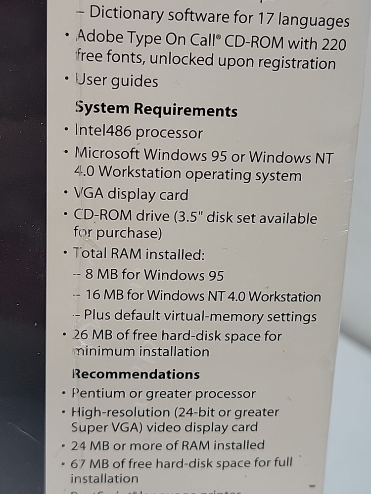 adobe pagemaker 6.5 Competitive Upgrade