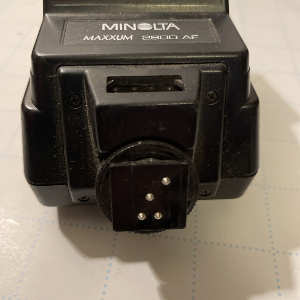 Minolta Maxxium 2800 AF Flash Unit Quality 2