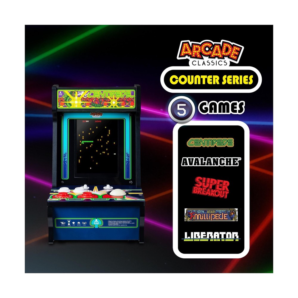 Arcade Classics - Atari Centipede - Counter Series Arcade Game