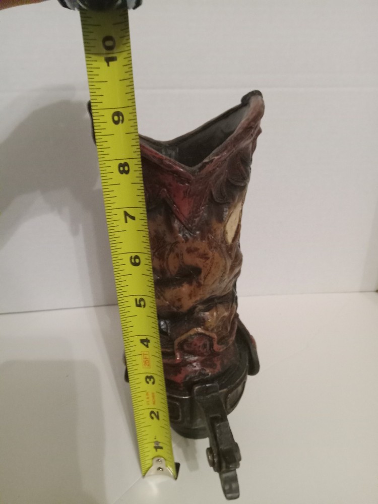 Poly Reain Boot With Spur
