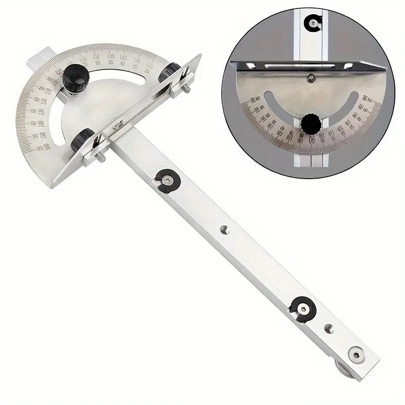 Woodworking Saw Guide Kit- T Track Protractor Miter Guage