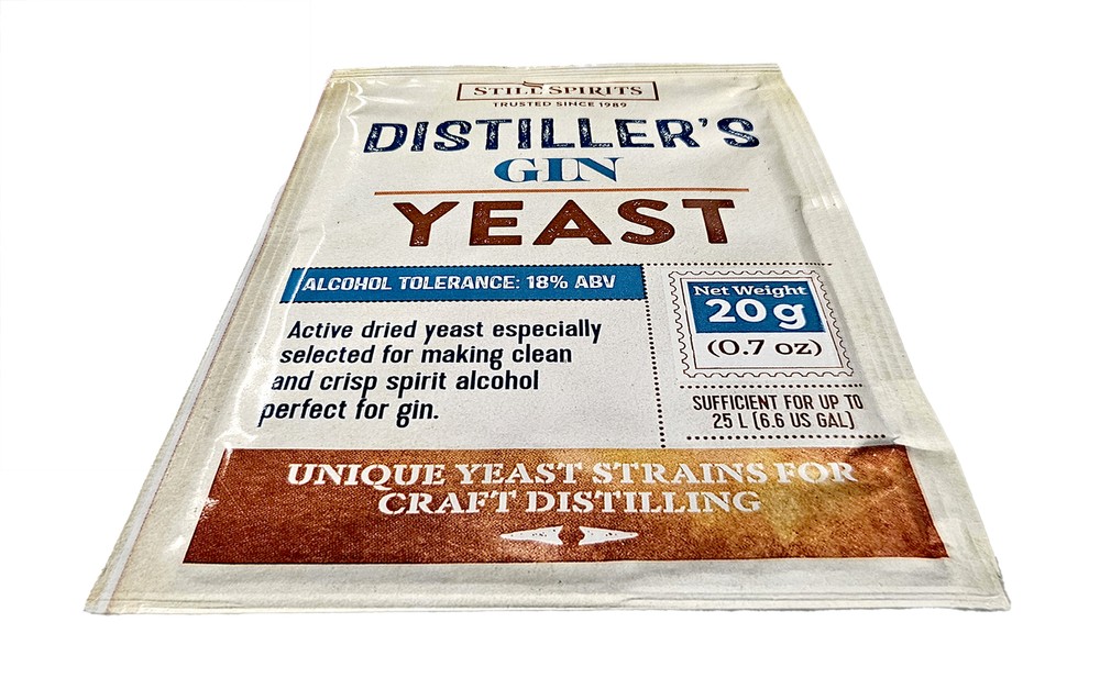 2x Still Spirits Distillers Yeast Gin 20 gram