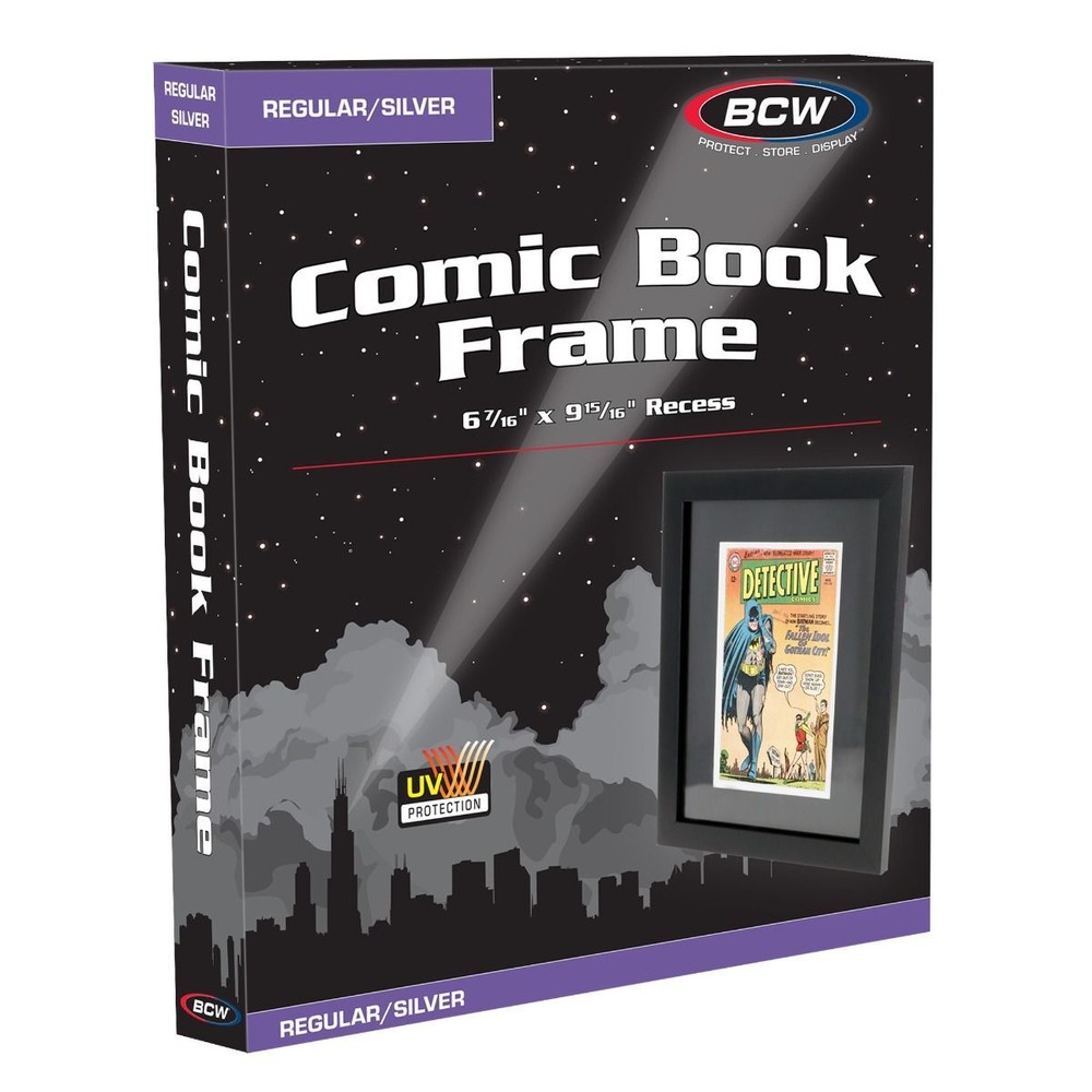 1 BCW Silver Age Comic Book Black Wood Frame