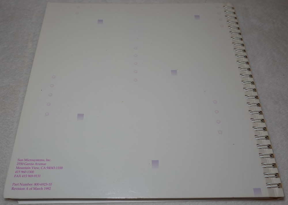 Sun Microsystems PC-NFS 1992 Original User's Guide