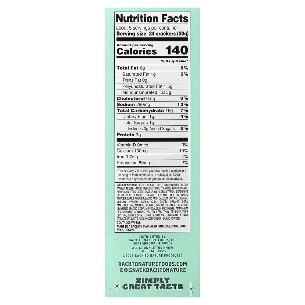 Crackers, Cheezy, 5 oz (142 g)