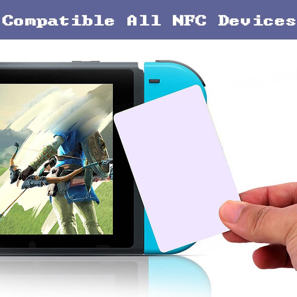 10 PCS NFC Cards NTAG215 Waterproof Blank NFC Tags for Android Devices