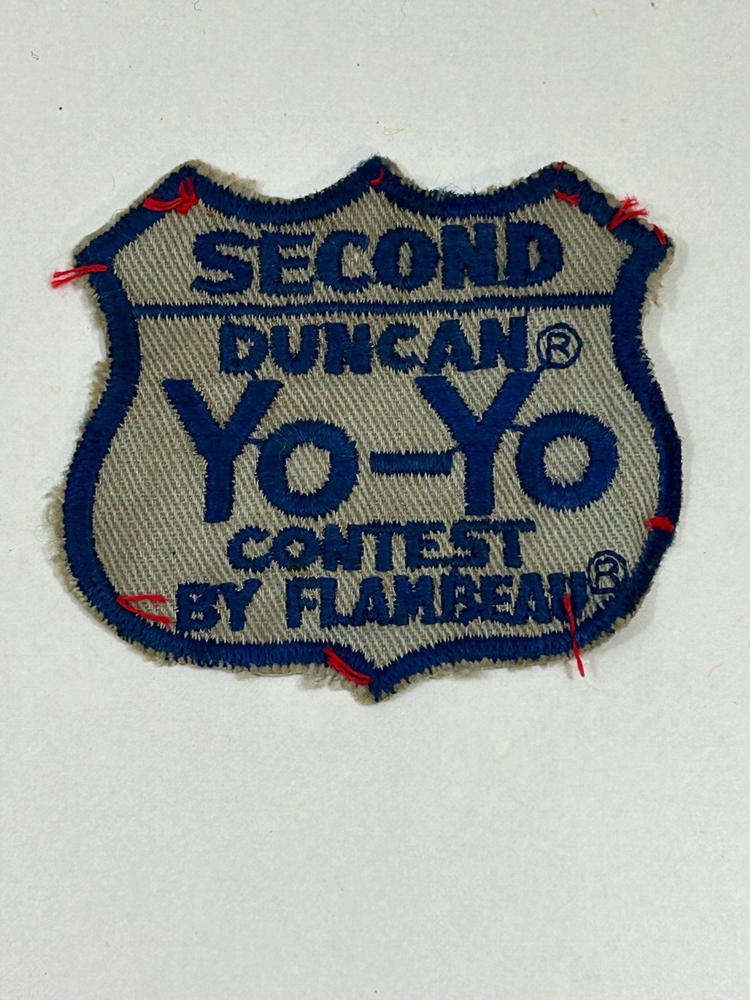 Vintage Duncan Yo-Yo Second Contest Patch 3"x3"