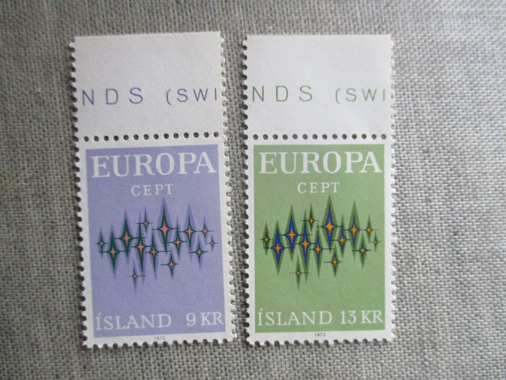 Iceland, Scott# 439-440, MNH