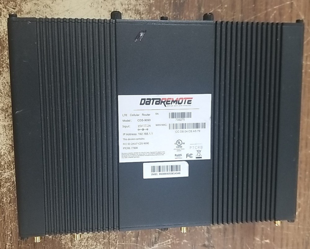 DATA REMOTE CDS-9090 Cellular Router UNIT ONLY. *READ⬇️*